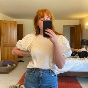 SEA sleeve detail shirt